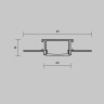 Рассеиватель для профиля 61×14 (Белый, 10 м), MAYTONI ALM-6114-O-DF-10M 642015