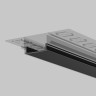 Рассеиватель для профиля 61×14 (Чёрный, 2 м), MAYTONI ALM-6114-B-DF-2M 642014
