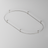 Шинопровод круглый из полукругов MAYTONI FLARITY TRX154-2SR-D1200-PT