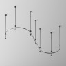 Шинопровод полукруг MAYTONI FLARITY TRX154-SR-D800-B 800мм черный