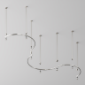 Шинопровод полукруг MAYTONI FLARITY TRX154-SR-D650-PT