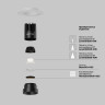 Светильник встраиваемый MAYTONI DIP DL119-10W-3K-TRS-B