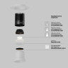 Светильник встраиваемый MAYTONI DIP DL122-15W-3K-TRS-W