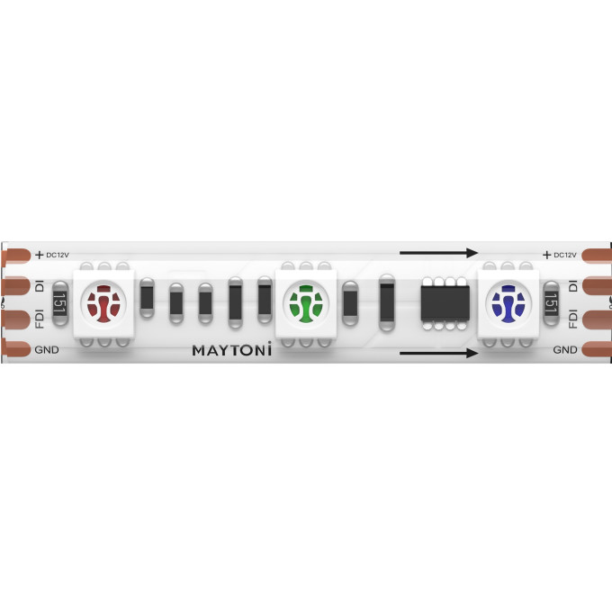 Светодиодная лента Ultra 14,4 Вт/м RGB 12V IP65 MAYTONI SPI 201243