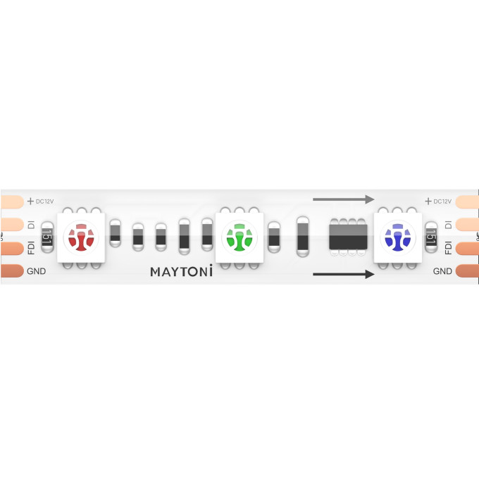 Светодиодная лента Ultra 14,4 Вт/м RGB 12V IP67 MAYTONI SPI 201244