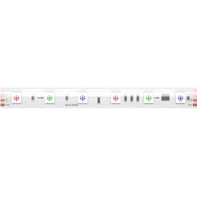 Светодиодная лента Ultra 14,4 Вт/м RGB 24V IP68 MAYTONI SPI 201249