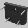 Торцевая заглушка MAYTONI TRA034D-EC-422B для демпферного шинопровода, черная