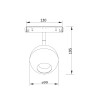 Трековый светильник MAYTONI BALL TR028-2-15W4K-W