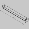 Трековый светильник MAYTONI BASIS ELASITY TR161-1-16W3K-B
