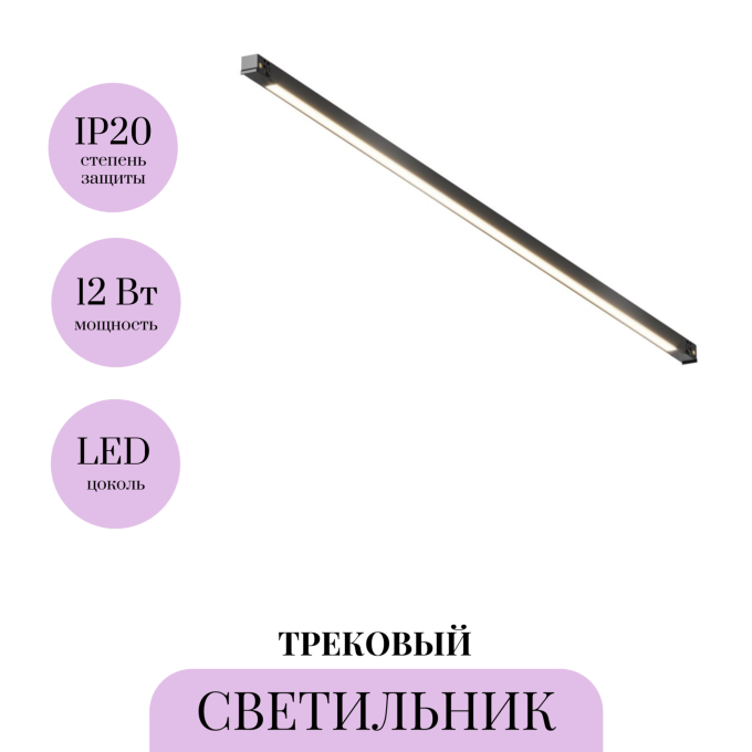 Трековый светильник MAYTONI BASIS EXILITY X TR240-2-12W4K-B