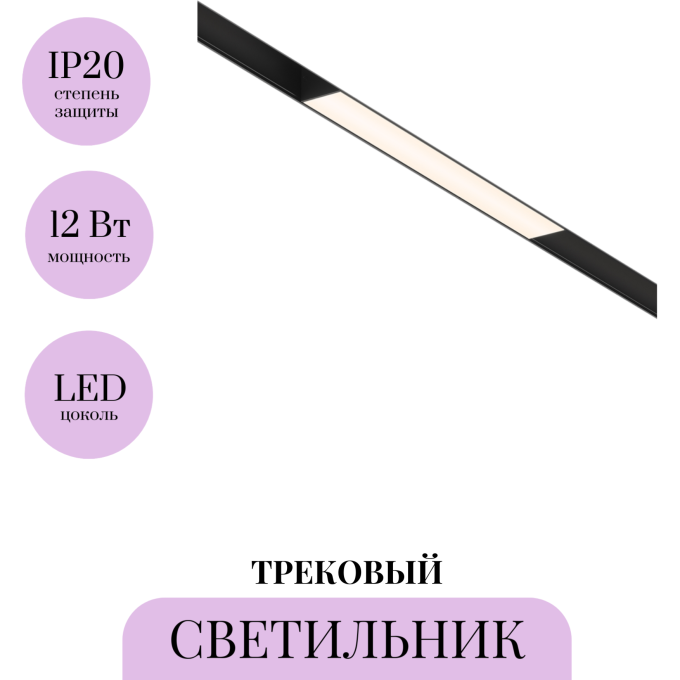 Трековый светильник MAYTONI BASIS TR012-2-12W3K-B