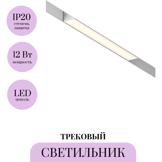 Трековый светитель MAYTONI BASIS TR074-2-12W3K-W