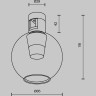 Трековый светильник MAYTONI BUBBLE FLARITY TR148-1-3W4K-B