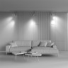 Трековый светильник MAYTONI ELTI DUO TR005-4-2X12W-DS-BBS