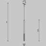 Трековый светильник MAYTONI FOCUS LED BASITY TR179-1-5WTW-M-B
