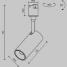 Трековый светильник MAYTONI FOCUS LED ELASITY TR163-1-10W3K-M-B