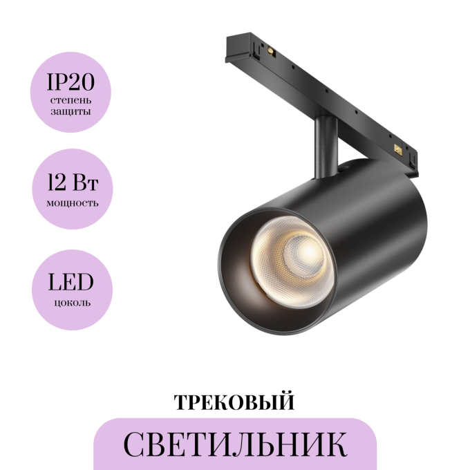 Трековый светильник MAYTONI FOCUS LED EXILITY X TR243-4-12WTW-DSZ-B