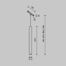 Трековый светильник MAYTONI FOCUS LED EXILITY X TR245-7W3K-B