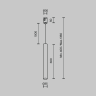 Трековый светильник MAYTONI FOCUS LED FLARITY TR155-1-5W3K-B