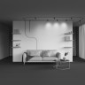Трековый светильник MAYTONI FOCUS LED LEVITY TR187-1-9W2.7K-M-B