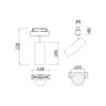 Трековый светильник MAYTONI FOCUS LED TR019-2-10W3K-W