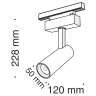Трековый светильник MAYTONI FOCUS LED TR019-2-10W4K-B
