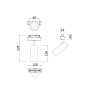 Трековый светильник MAYTONI FOCUS LED TR019-2-7W4K-B