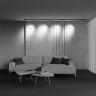 Трековый светильник MAYTONI FOCUS LED TR021-1-12W3K-W-BBS