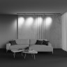 Трековый светильник MAYTONI FOCUS LED TR021-1-12W4K-W-BBS