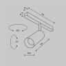 Трековый светильник MAYTONI FOCUS LED TR032-2-5W3K-M-BW