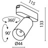 Трековый светильник MAYTONI FOCUS LED TR103-1-12W3K-M-B