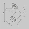 Трековый светильник MAYTONI FOCUS LED TR197-3-12WCCT-M-W