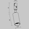 Трековый светильник MAYTONI FOCUS LED TR201-1-10W3K-M-BBS