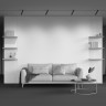 Трековый светильник MAYTONI FOCUS T TR141-2-6W4K-M-B