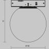 Трековый светильник MAYTONI LUNA LEVITY TR185-1-3W4K-B