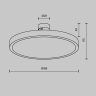 Трековый светильник MAYTONI PLATO FLARITY TR153-1-10W4K-B