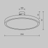 Трековый светильник MAYTONI PLATO FLARITY TR153-1-10W4K-PT