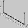 Трековый светильник MAYTONI POINTS ELASITY TR169-1-52W3K-M-B