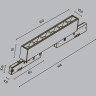 Трековый светильник MAYTONI POINTS LEVITY TR193-1-5W2.7K-M-B