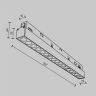 Трековый светильник MAYTONI POINTS TR031-4-18WTW-M-DSZ-W