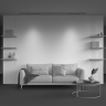 Трековый светильник MAYTONI POINTS TR232-2-15W4K-B