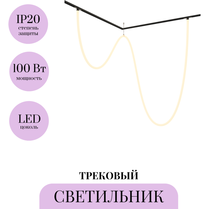 Трековый светильник MAYTONI TAU TR101-2-100W3K-B