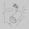 Трековый светильник MAYTONI TRINITY FOCUS LED TR197-3-40WCCT-M-W