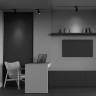 Трековый светильник MAYTONI VUORO TR003-1-6W3K-B