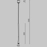 Трековый светильник MAYTONI WAIST ELASITY TR168-1-7W3K-M-BS