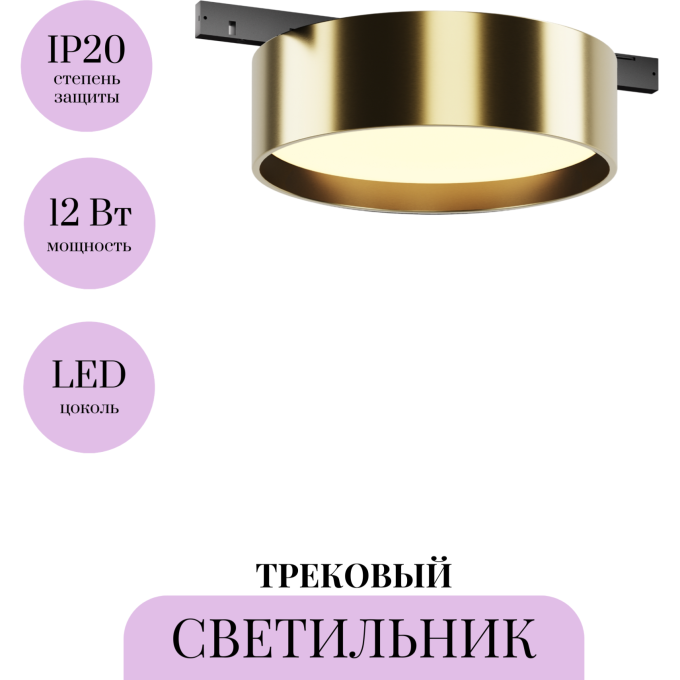 Трековый светильник MAYTONI ZON LEVITY TR189-1-12W3K-BBS