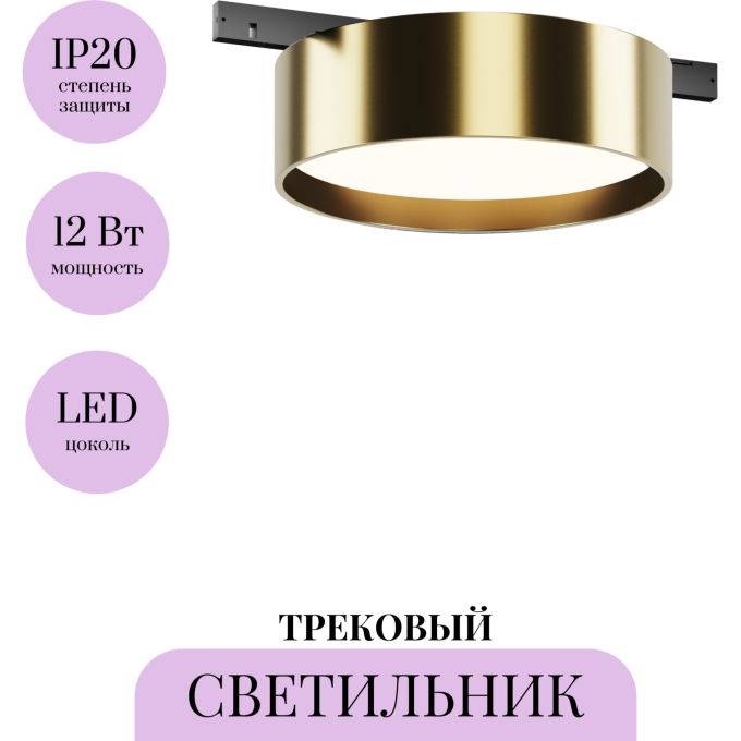 Трековый светильник MAYTONI ZON LEVITY TR189-1-12W4K-BBS