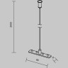 Тросовый подвес MAYTONI EXILITY TRAM034SW-2S для низкопрофильного шинопровода