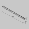 Уличный трековый светильник MAYTONI BASIS EXILITY IP O-TR02-1-S-24WB4K