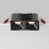 Встраиваемый светильник MAYTONI ALFA LED DL043-02-10W3K-SQ-B-1